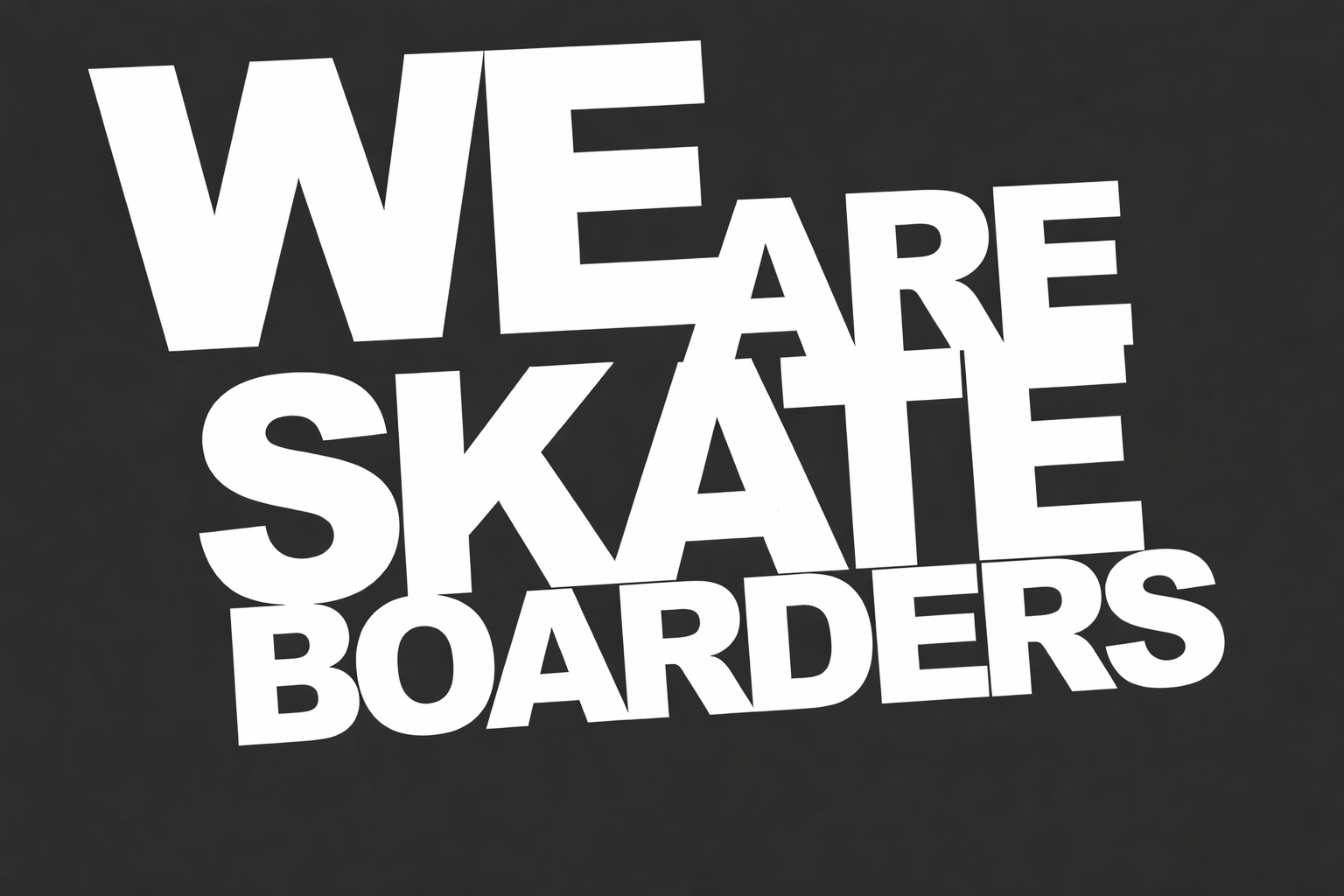 We Are Skateboarders