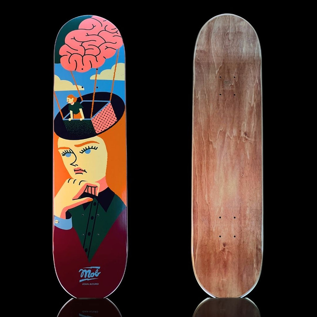 Mob Skateboards Image Brains Tabla 8.0