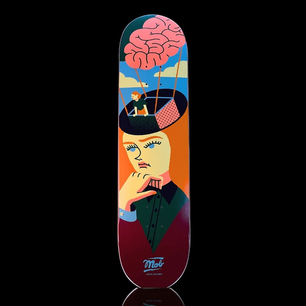 Mob Skateboards Image Brains Tabla 8.0